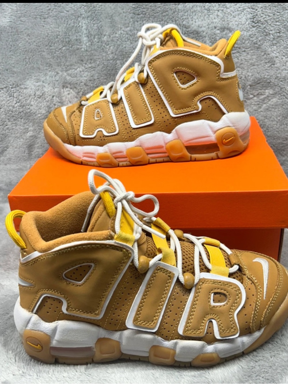 Nike Kids' Sneakers in Wheat and Yellow Air Jordans